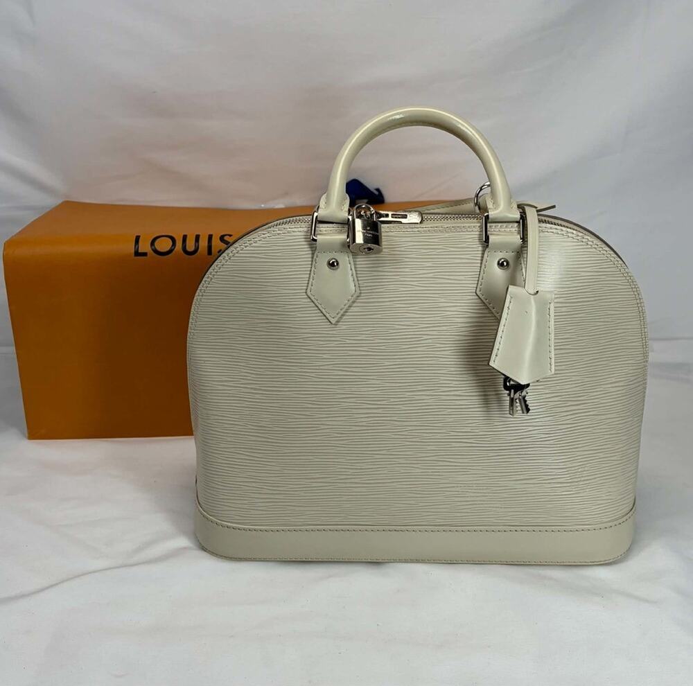 Louis Vuitton Alma PM Ivory Epi Leather SPB JA-364480